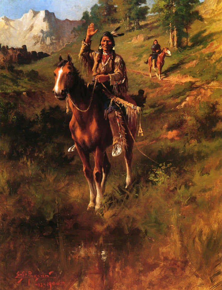 Sign of Peace by Edgar Samuel Paxson,A3(16x12")Poster