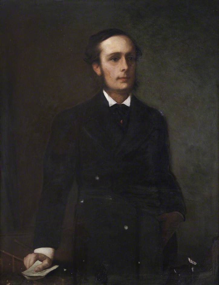 Sir Morrell MacKenzie, vintage artwork by Sidney Starr, 12x8" (A4) Poster