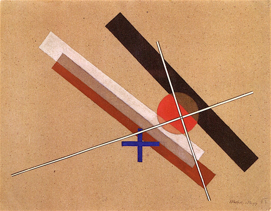 G. Smirg, vintage artwork by László Moholy-Nagy, 12x8" (A4) Poster