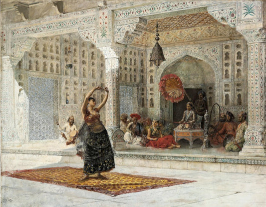 The Nautch, vintage artwork by Edwin Lord Weeks, 12x8" (A4) Poster