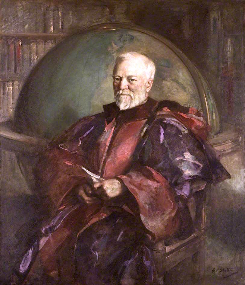 Andrew Carnegie, vintage artwork by Edward Arthur Walton, R.S.A., P.R.S.W., 12x8" (A4) Poster