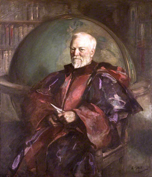 Andrew Carnegie, vintage artwork by Edward Arthur Walton, R.S.A., P.R.S.W., 12x8" (A4) Poster