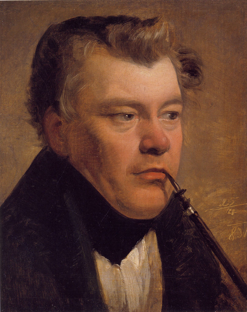 Thomas Ender, vintage artwork by Friedrich von Amerling, A3 (16x12") Poster Print