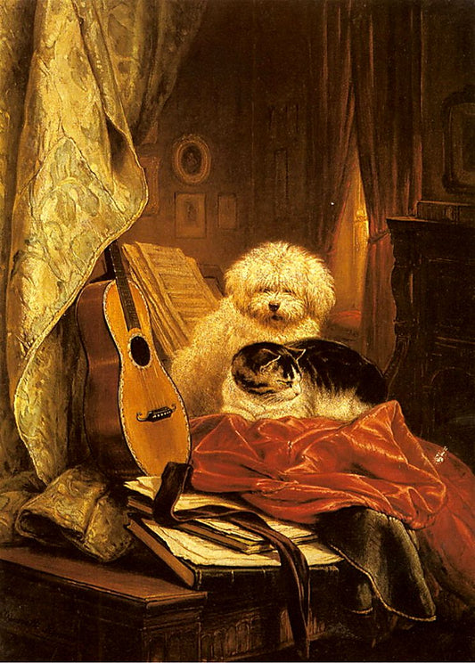 De Snippermand, vintage artwork by Henriette Ronner-Knip, A3 (16x12") Poster Print
