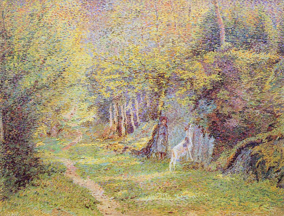The Dom Forest, vintage artwork by Adrien Heymans, 12x8" (A4) Poster
