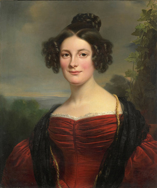 Catharina Annette Fraser, vintage artwork by Jan Adam Kruseman, A3 (16x12") Poster Print