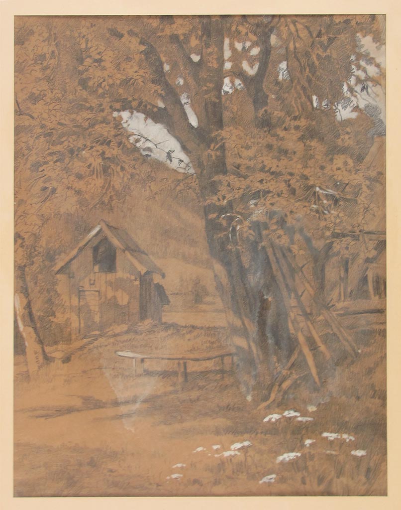 Autumn in Neusach by Julius Ullmann,A3(16x12")Poster