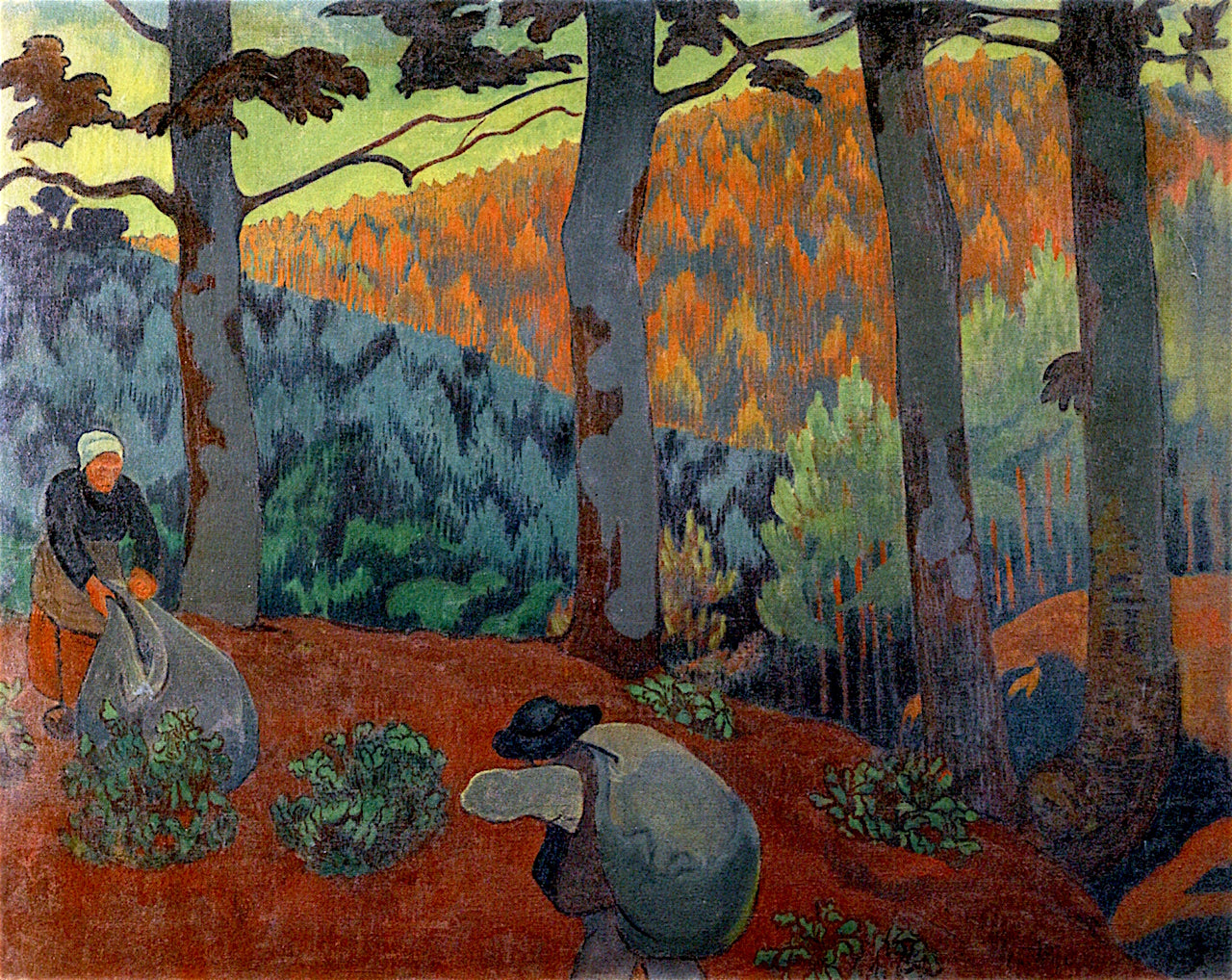 Back in the Forest, Pine Needle Gatherers by Paul Serusier,A3(16x12")Poster
