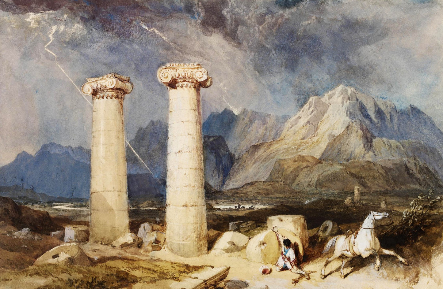 Sardis. One of the Seven Churches, vintage artwork by Clarkson Frederick Stanfield, A3 (16x12") Poster Print