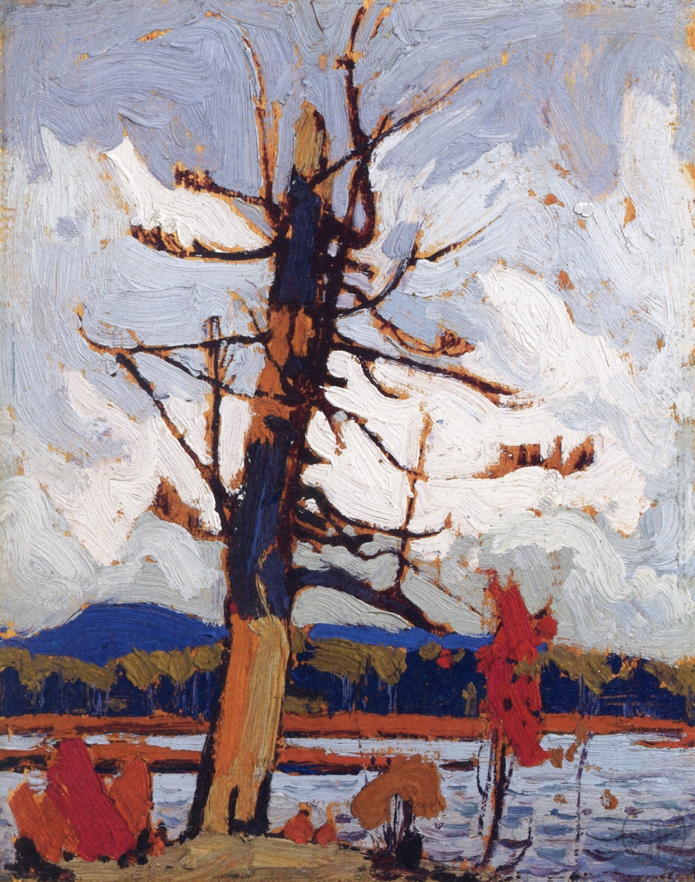 The Dead Pine, vintage artwork by Tom Thomson, 12x8" (A4) Poster