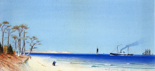 Atlantic City, vintage artwork by David Johnston Kennedy, A3 (16x12") Poster Print
