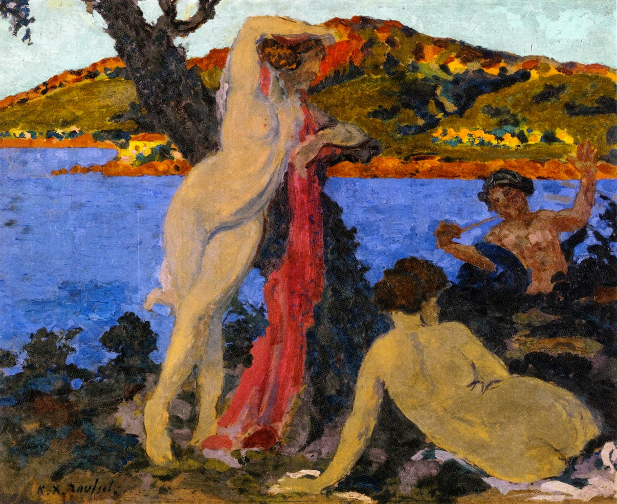 Summer on the Mediterranean by Ker Xavier Roussel,A3(16x12")Poster