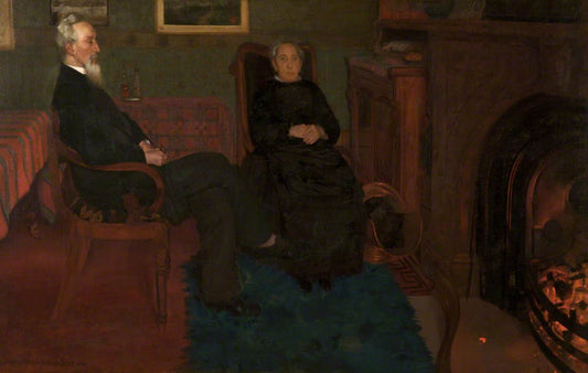 My Father and Mother by William Stott-of-Oldham,A3(16x12")Poster
