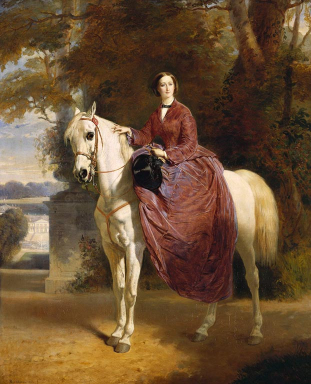 Eugenie, Empress of France, vintage artwork by Charles Edouard Boutibonne, A3 (16x12") Poster Print