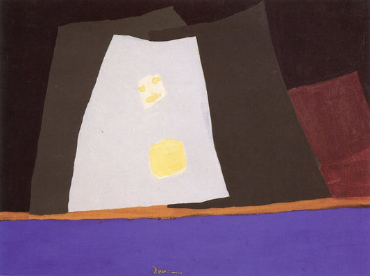 Flat Surfaces, vintage artwork by Arthur Dove, 12x8" (A4) Poster