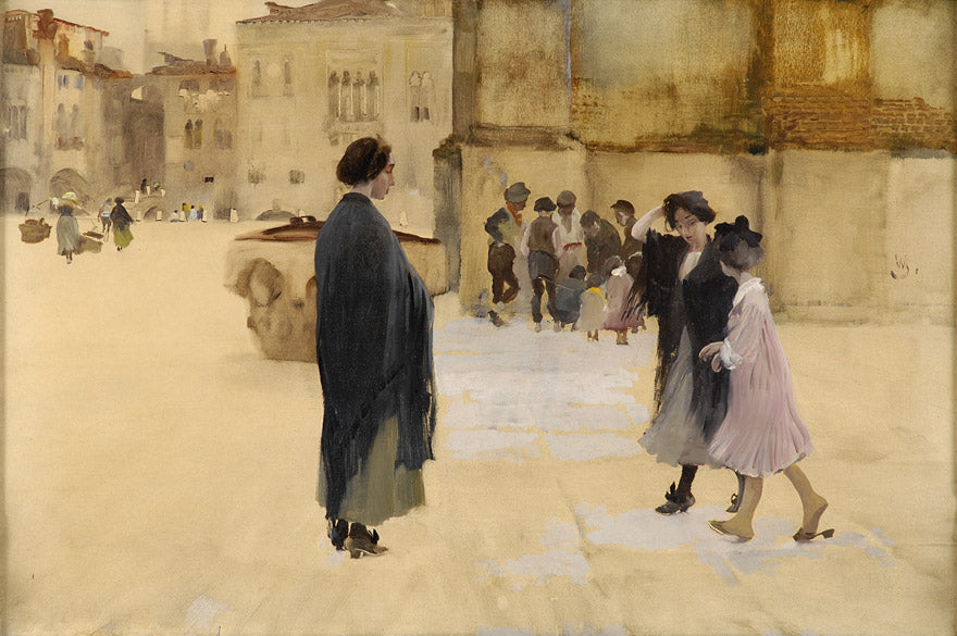 Venetian market by Wilhelm Schreuer,A3(16x12")Poster