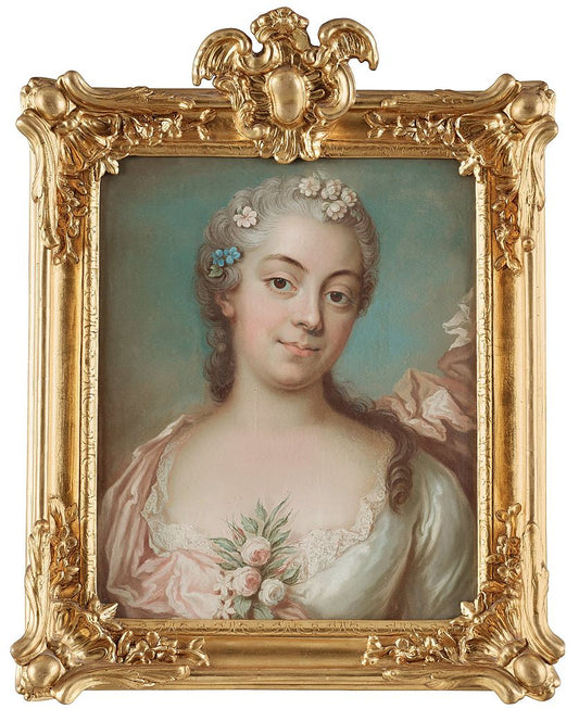 Christina von Heidenstam, nee Groen, vintage artwork by Gustaf Lundberg, 12x8" (A4) Poster