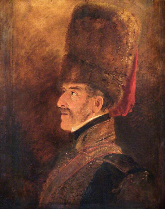 Field Marshal Henry William Paget (1768–1854), 1st Marquess of Anglesey, KG, vintage artwork by Jan Willem Pieneman, 12x8" (A4) Poster