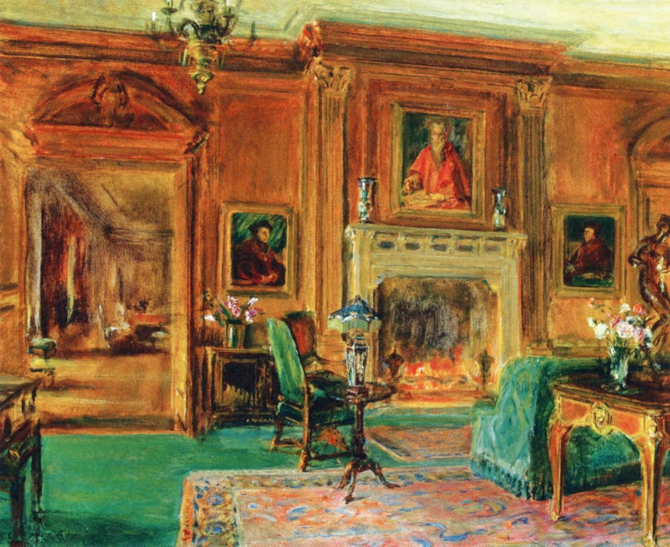 The Living Hall by Walter Gay,A3(16x12")Poster