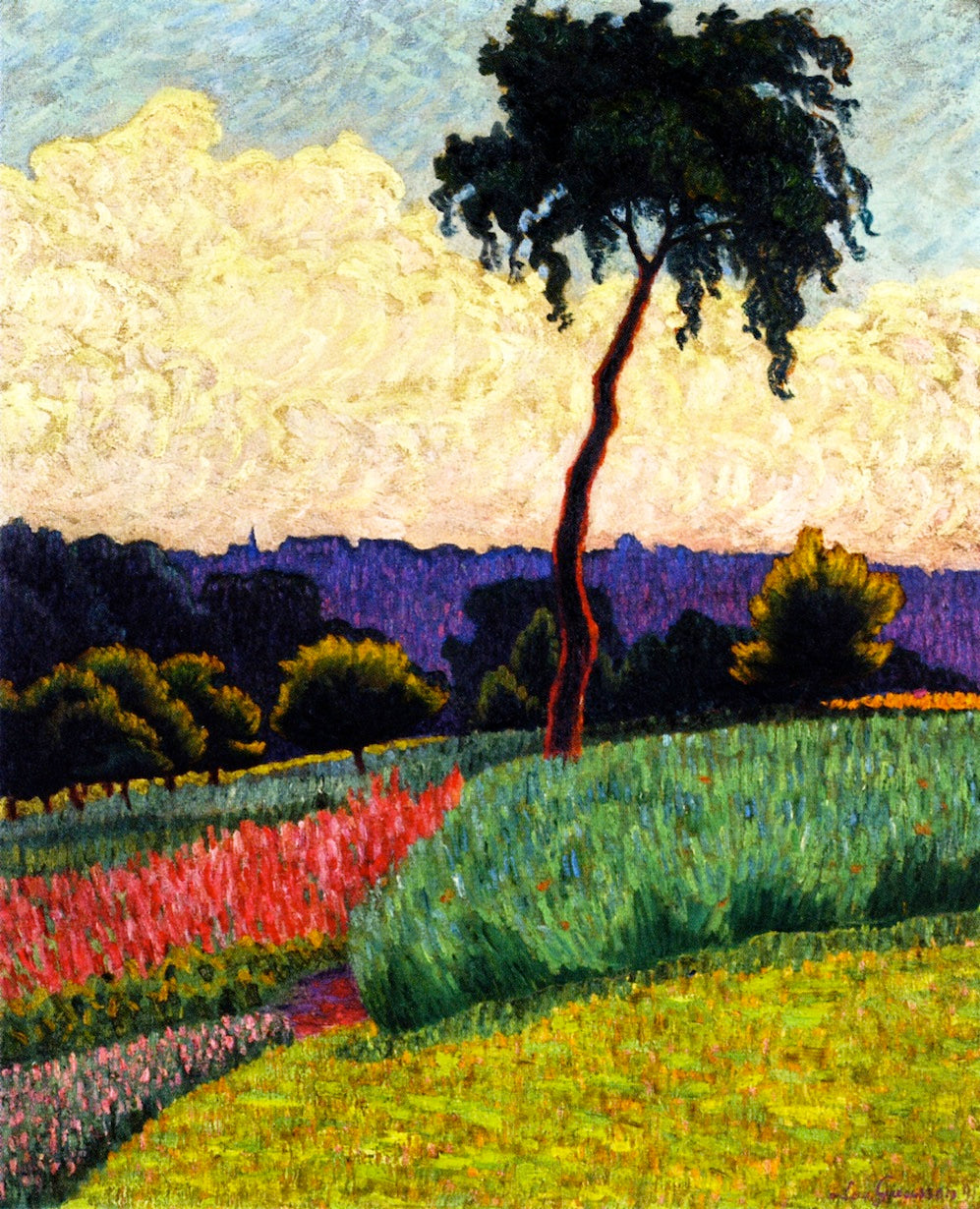 Provencal Landscape by Leo Gausson,A3(16x12")Poster