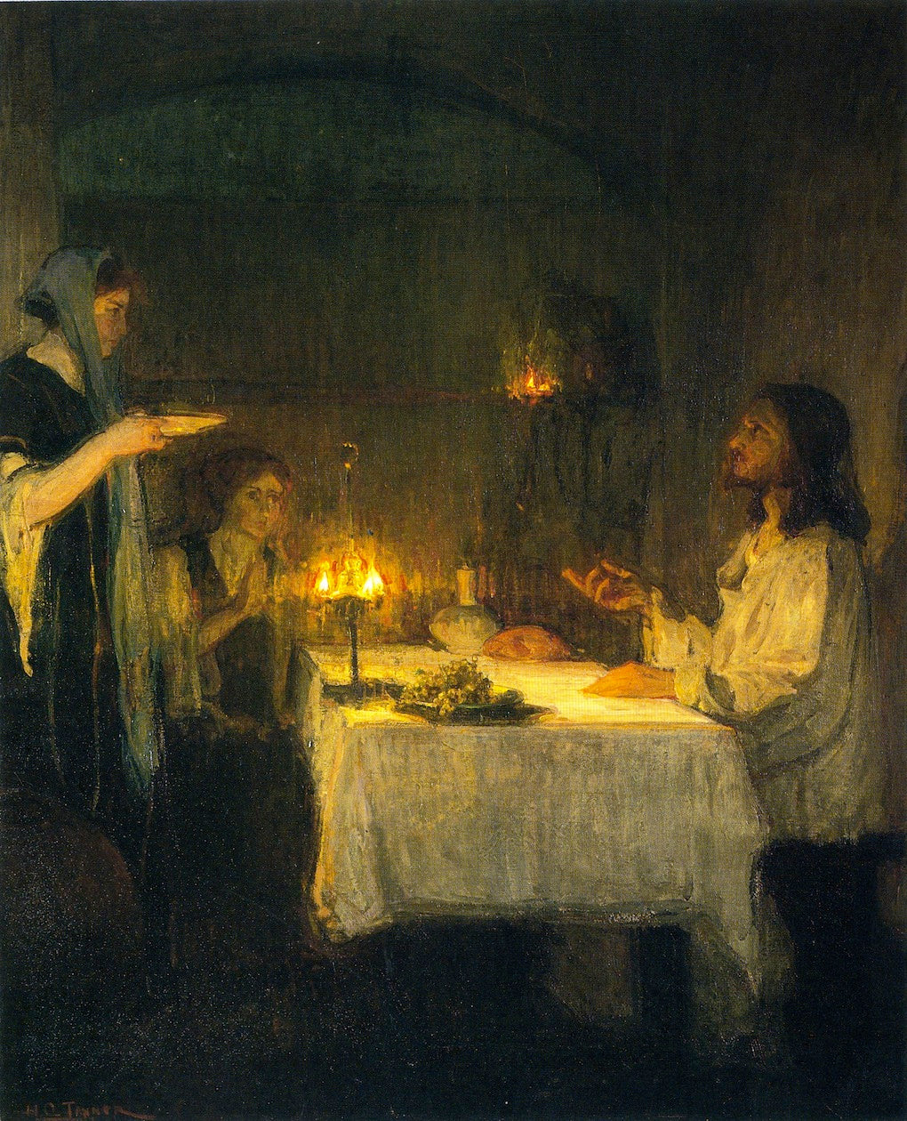 Christ at the Home of Mary and Martha by Henry Ossawa Tanner,A3(16x12")Poster