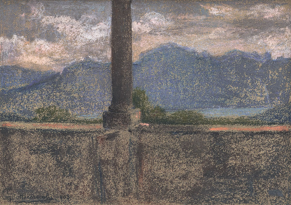 View of the Lake from Above by Giovanni Sottocornola,A3(16x12")Poster