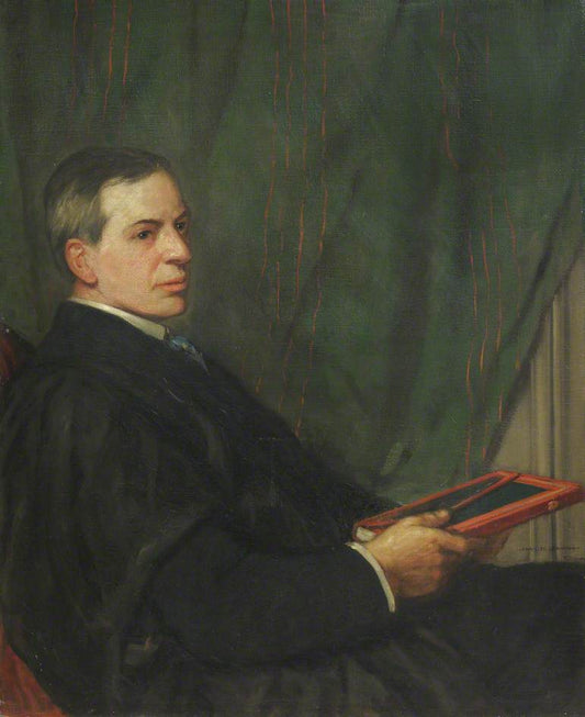 Edward Granville Browne, vintage artwork by Charles Haslewood Shannon, 12x8" (A4) Poster