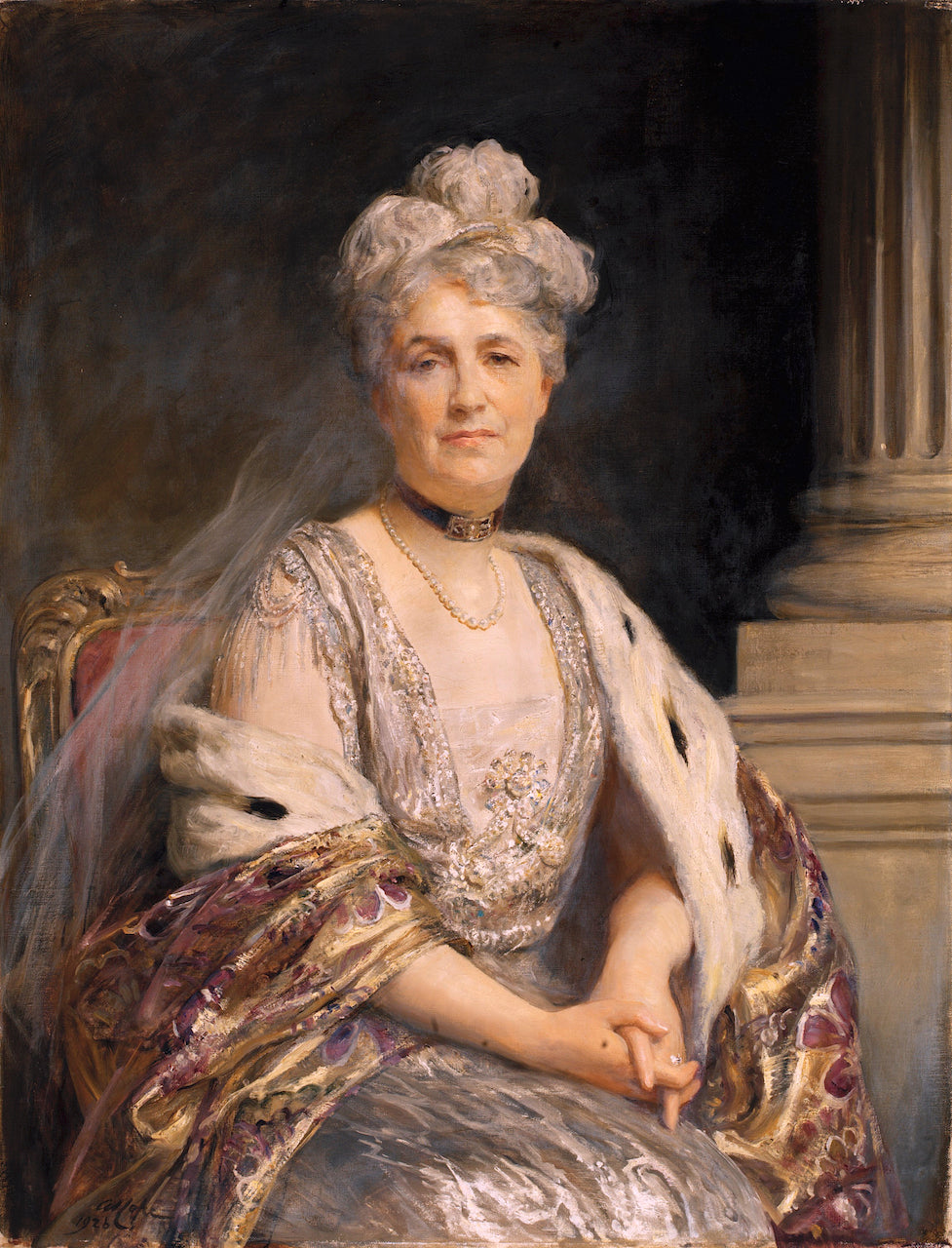 Mrs. Cass Gilbert, vintage artwork by Arthur Stockdale Cope, 12x8" (A4) Poster