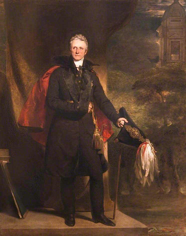 The Honourable Sir Alexander Hope, vintage artwork by Sir John Watson Gordon, A3 (16x12") Poster Print