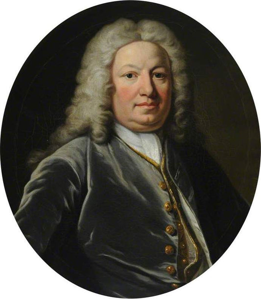 Portrait of Horatio Walpole, vintage artwork by Jean-Baptiste Van Loo, 12x8" (A4) Poster