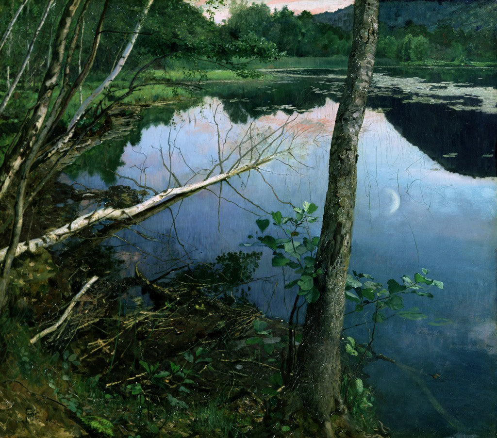 Summer Night by Eilif Peterssen,A3(16x12")Poster