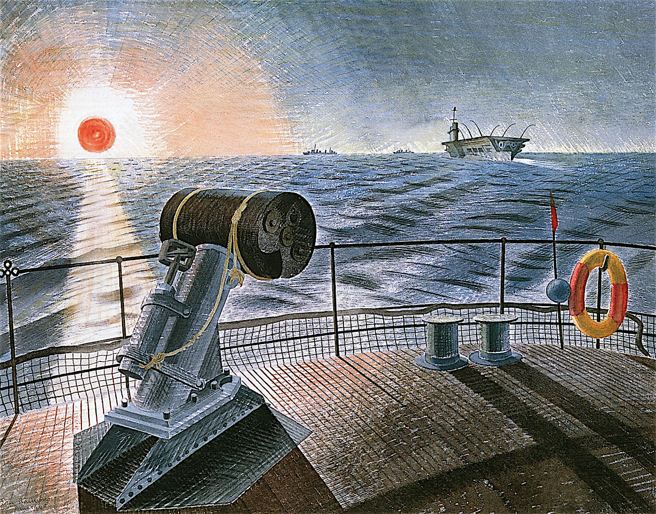 Midnight Sun by Eric Ravilious,16x12(A3) Poster