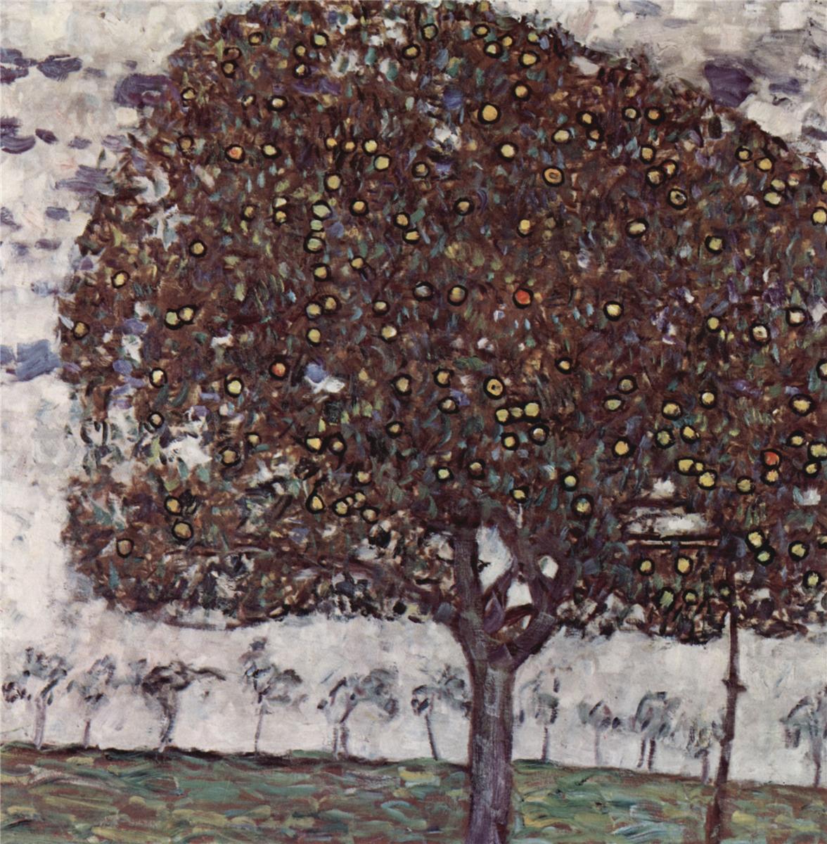 Apple Tree II, vintage artwork by Gustav Klimt, 12x8" (A4) Poster
