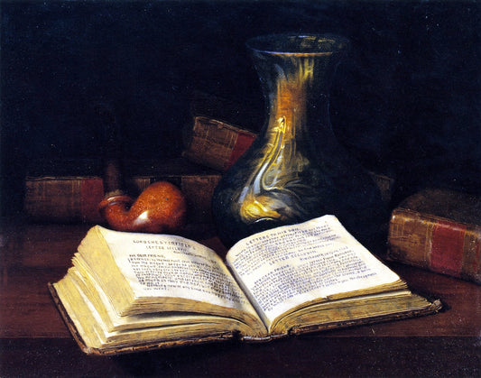 Lord Chesterfield's Letters, vintage artwork by Claude Raguet Hirst, 12x8" (A4) Poster