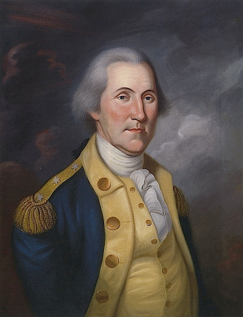 George Washington, vintage artwork by Charles Peale Polk, 12x8" (A4) Poster