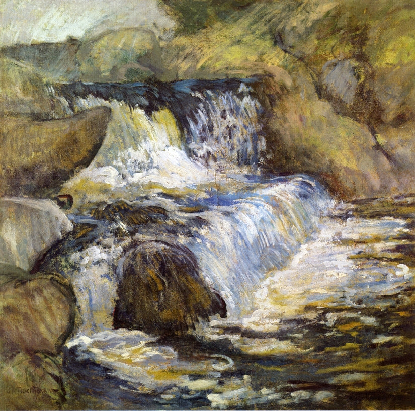 The Cascade, vintage artwork by John Twachtman, 12x8" (A4) Poster