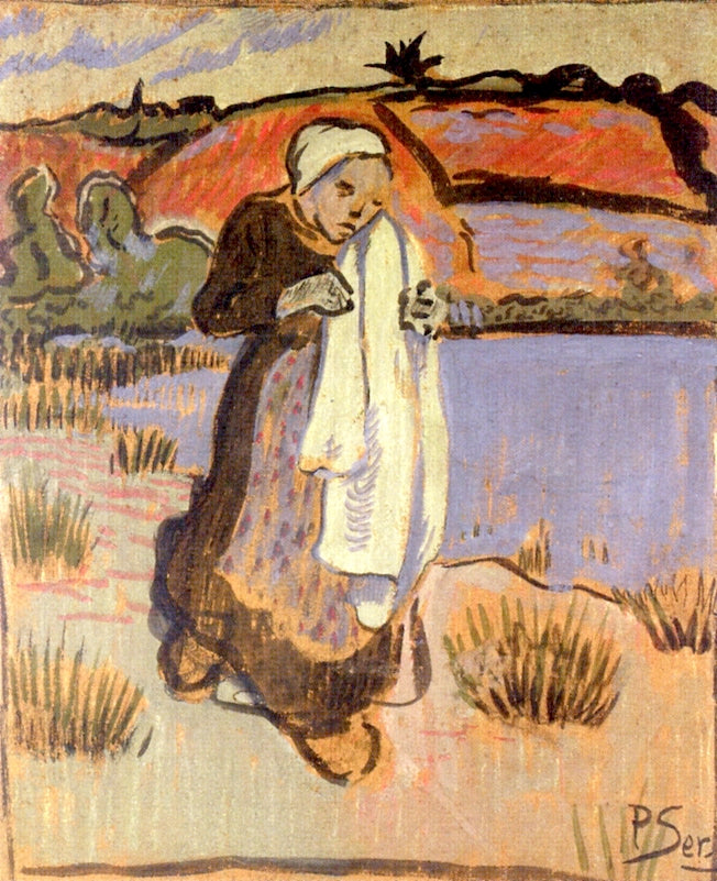 Breton Woman with White Cloth by Paul Serusier,A3(16x12")Poster