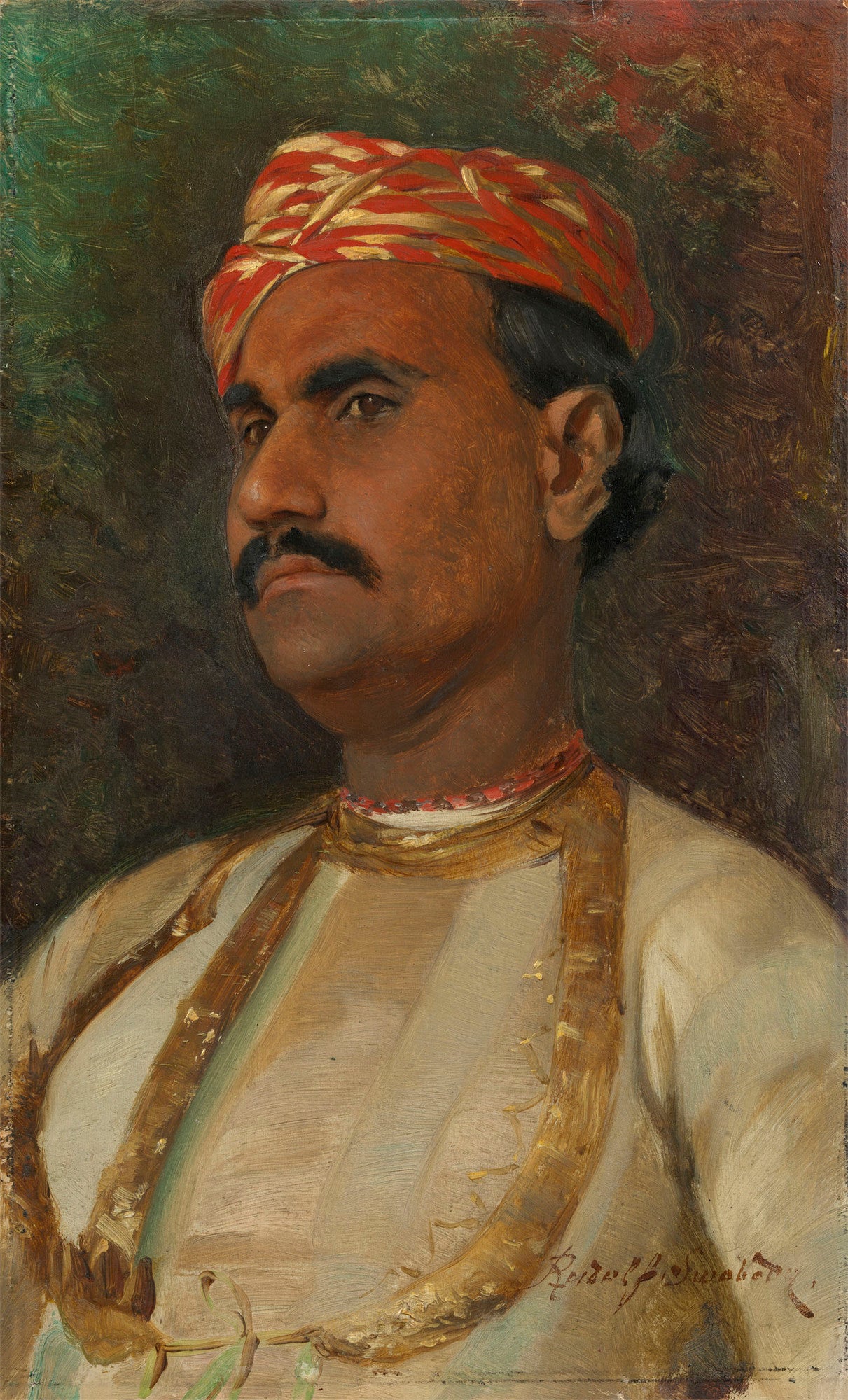 Radha Bullabh, vintage artwork by Rudolph Swoboda, A3 (16x12") Poster Print