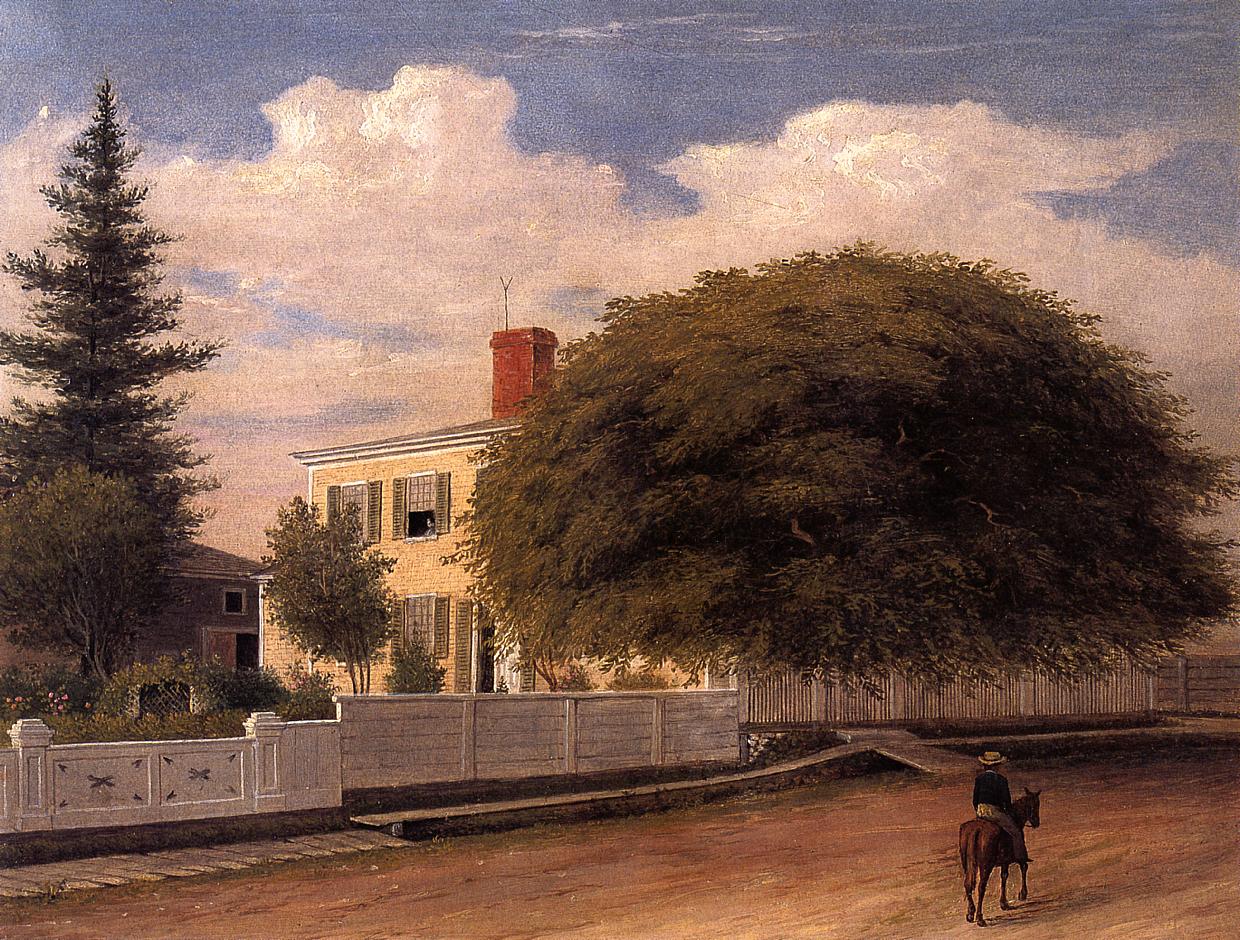 Castine Homestead, vintage artwork by Fitz Henry Lane, A3 (16x12") Poster Print