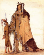 In-ne-ó-cose, The Buffalo's Child, Blackfeet, vintage artwork by George Catlin, A3 (16x12") Poster Print