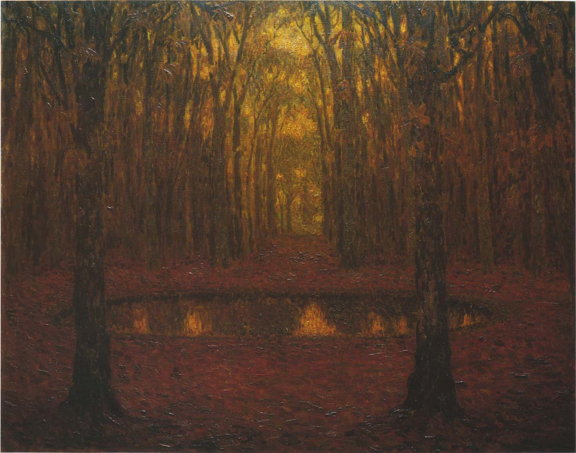 Fountain at Versailles in Autumn by Henri Le Sidaner,A3(16x12")Poster