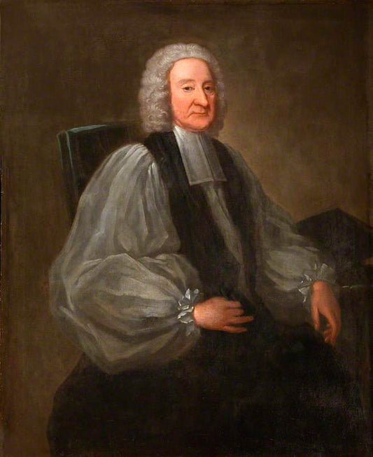Charles Cobbe, Archbishop of Dublin, vintage artwork by Attributed to Francis Bindon, 12x8" (A4) Poster