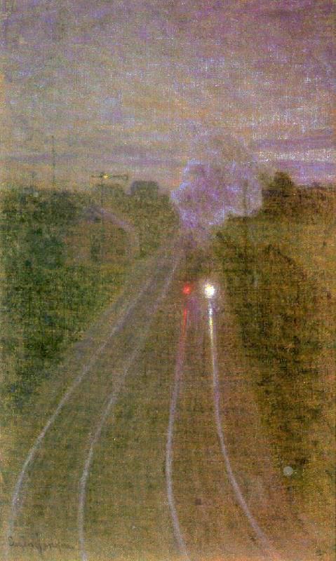 The Train by Eugene Jansson,A3(16x12")Poster