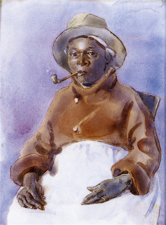 Aunt Lou, vintage artwork by Lucy May Stanton, 12x8" (A4) Poster