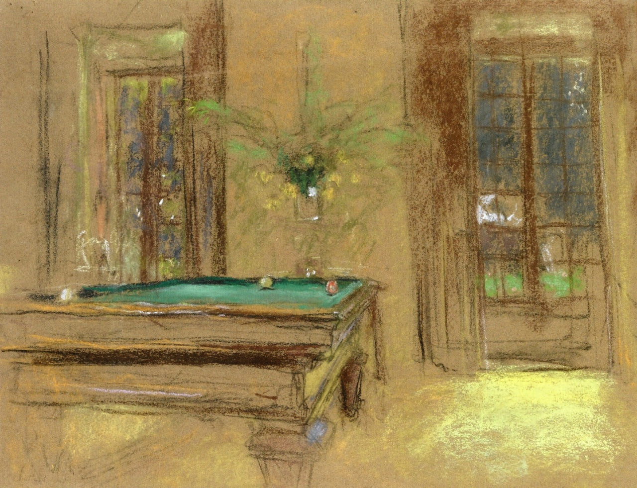 Billiards by edouard Vuillard,A3(16x12")Poster