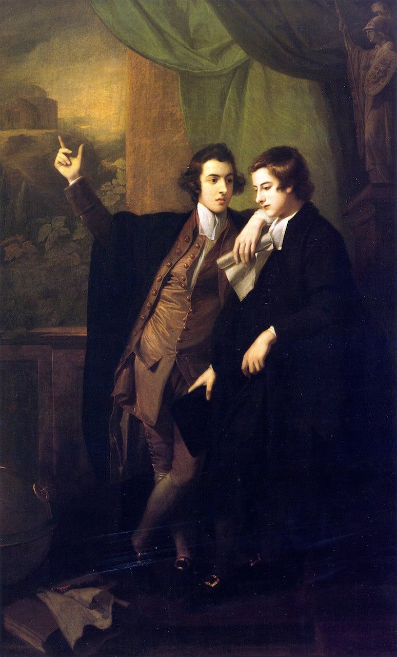The Drummond Brothers, vintage artwork by Benjamin West, 12x8" (A4) Poster