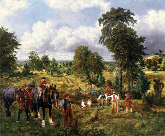 The Garden of England, vintage artwork by George William Mote, 12x8" (A4) Poster