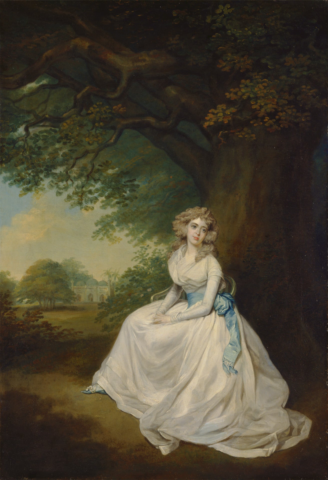 Lady Chambers, vintage artwork by Arthur William Devis, 12x8" (A4) Poster