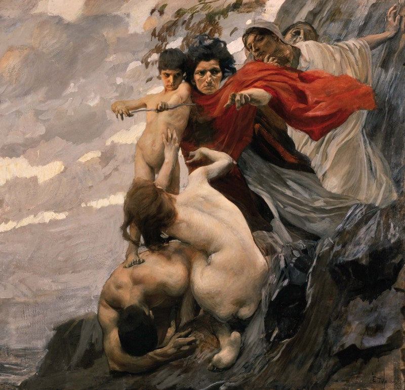 Amore e le Parche by Ettore Tito,A3(16x12")Poster