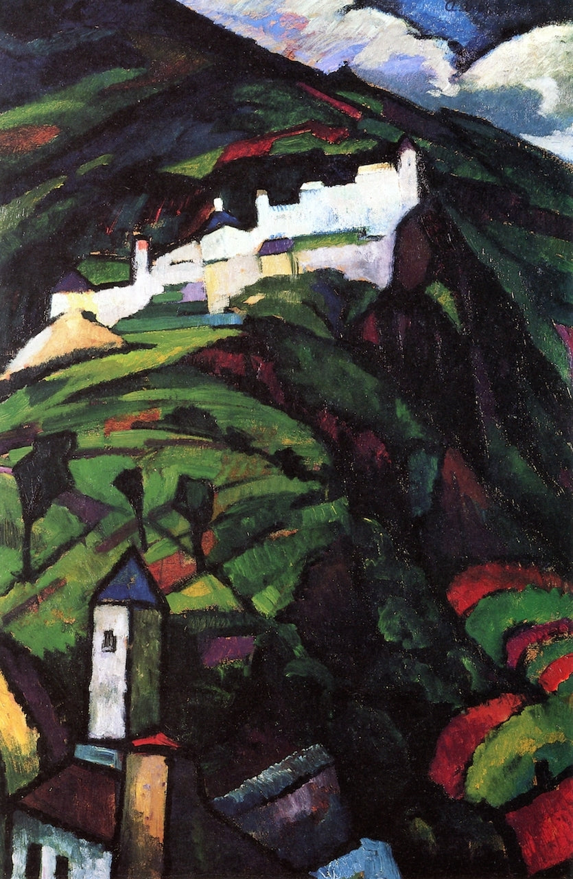 Säben Monastery in Tirol by Adolf Erbslöh,16x12(A3) Poster